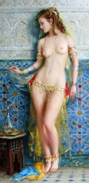 Beautiful Girl KR 051 Impressionist nude Oil Paintings